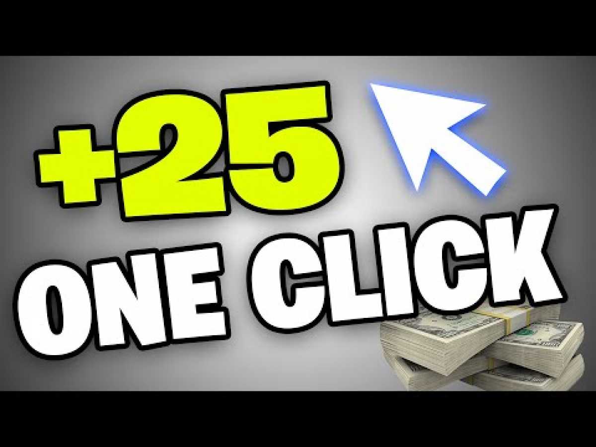 EARN $25 For Clicking ONE BUTTON! (EASIEST WAY To Make Money Online 2020)