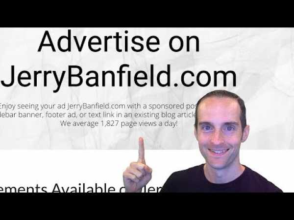 Advertise on JerryBanfield.com with Sponsored Blog Posts and Banner Ads!