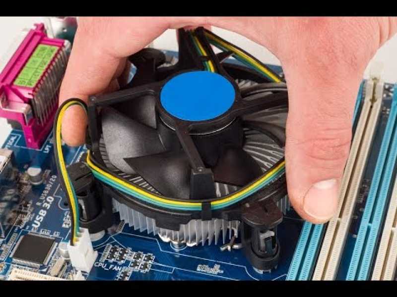 Как поставить радиатор на процессор компьютера?