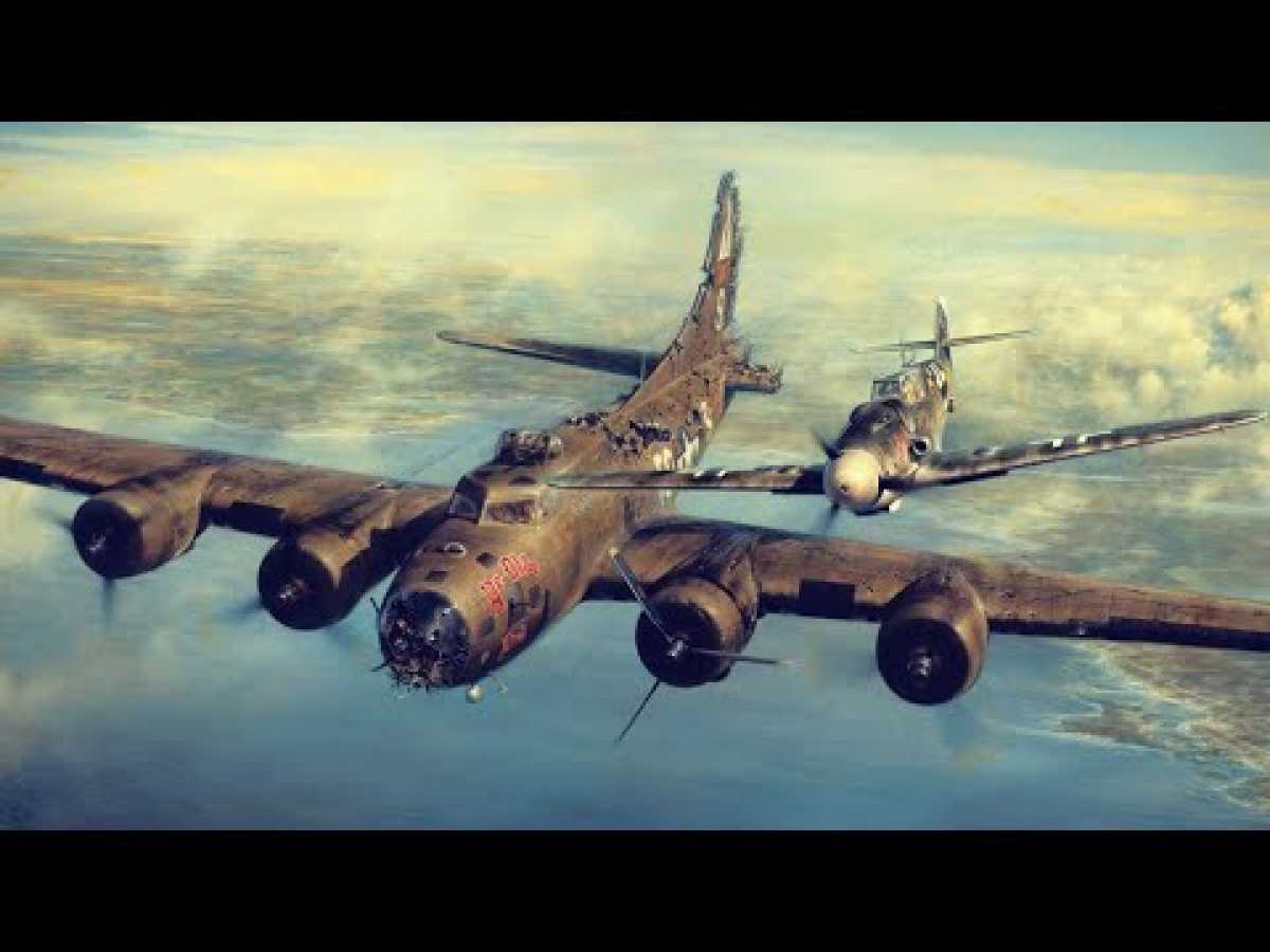 WWII - Bombers/ 1943 - Color Footage Documentary
