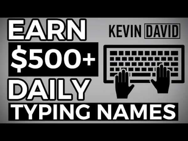 Earn $500 By Typing Names Online! Available Worldwide (Make Money Online)