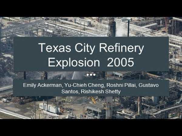 Nature Document | Seconds from Disaster Texas Refinery Disaster 2005