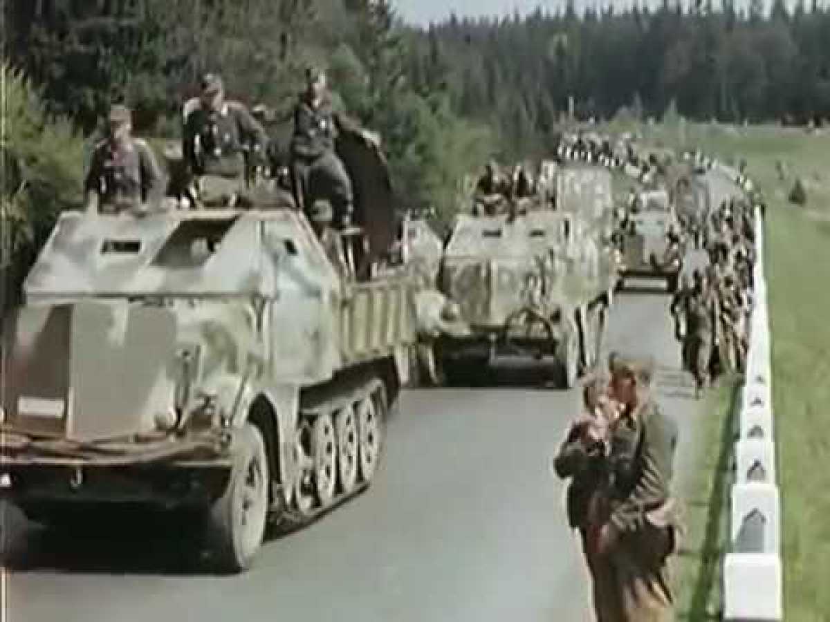 WWII - Surrendering German Troops Czechoslovakia May 8/9 - 1945