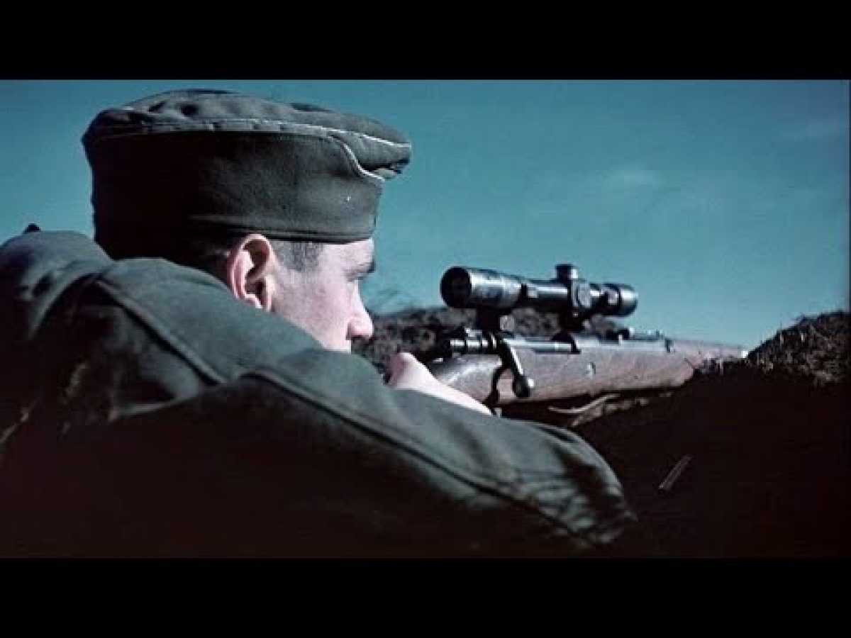 Instructional video World War II german sniper training - WWII Documentary
