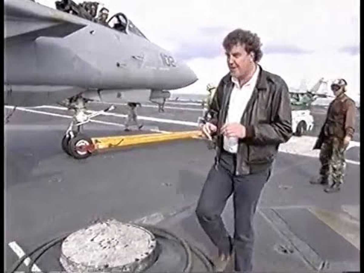 Jeremy Clarkson on the USS Eisenhower